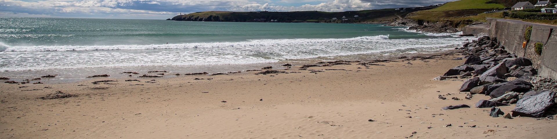 Scenic view of Red Strand Beach in Ardfield, County Cork, Ireland