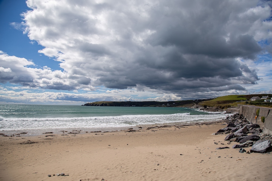 Scenic view of Red Strand Beach in Ardfield, County Cork, Ireland