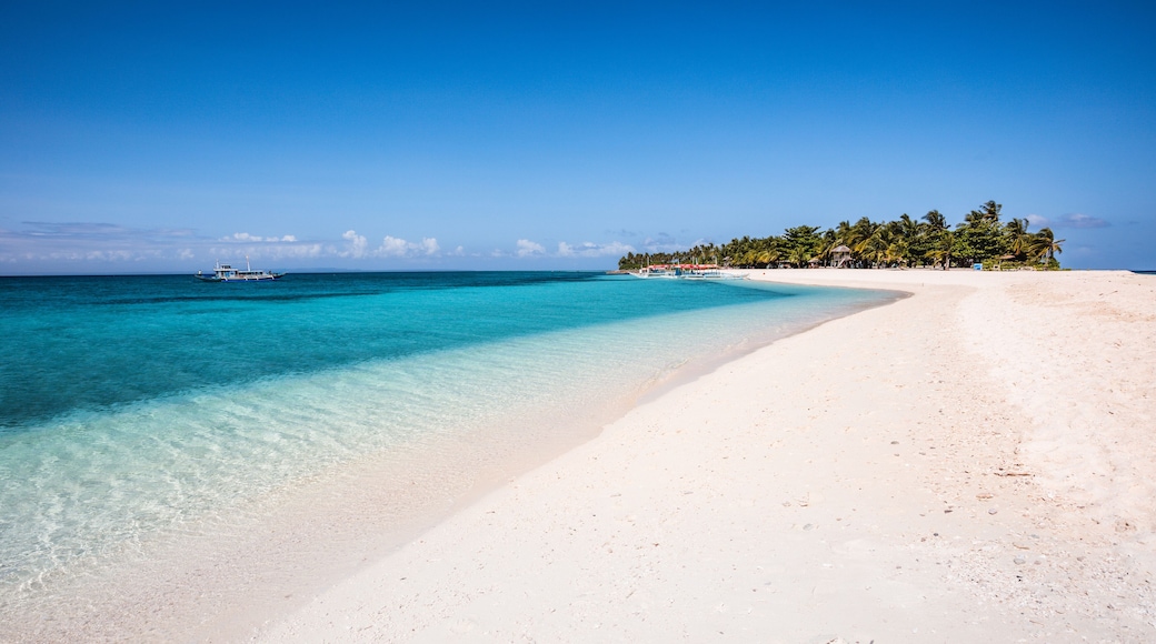 Tropical beach with white sand, Leyte, Philippines