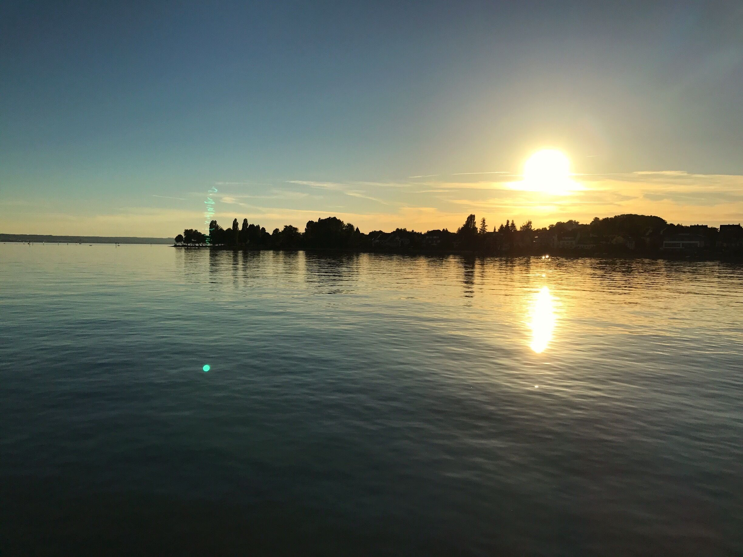 Sunset at Lake of Constance