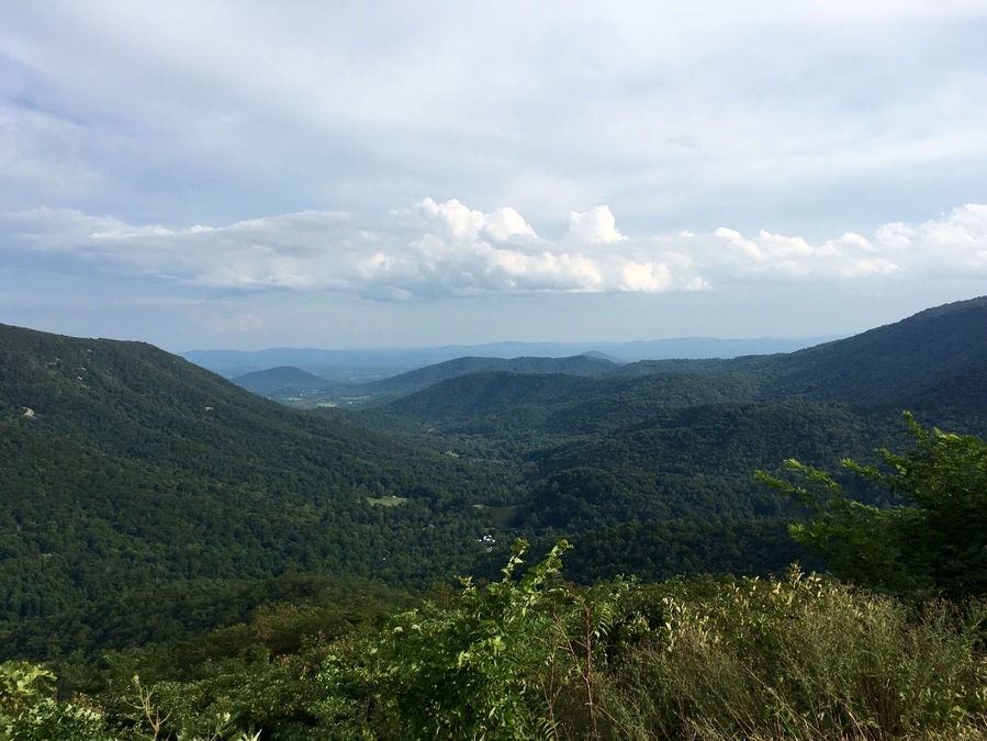 Riding on Skyline Drive Virginia!