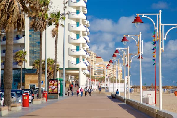 Victoria Strand das einen Straßenszenen