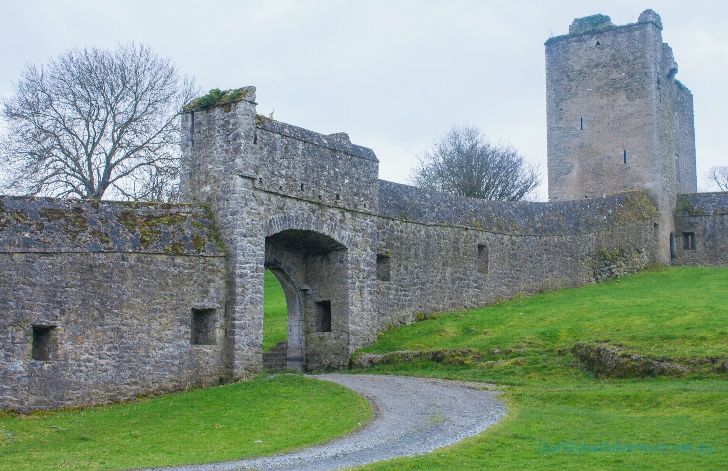 Kells Priory has the appearance more of a fortress than of a place of worship. 13 acres of 12th century ruins, perfect for exploring!