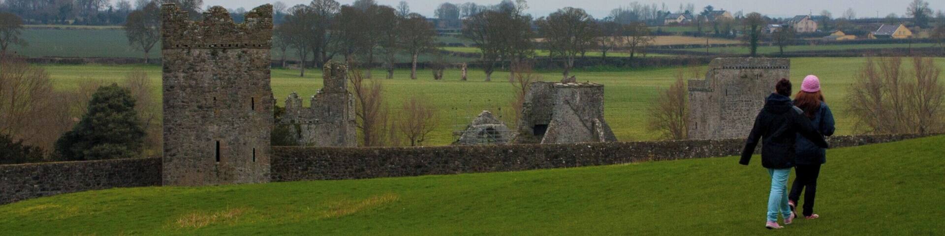 Kells Priory has the appearance more of a fortress than of a place of worship. 13 acres of 12th century ruins, perfect for exploring!