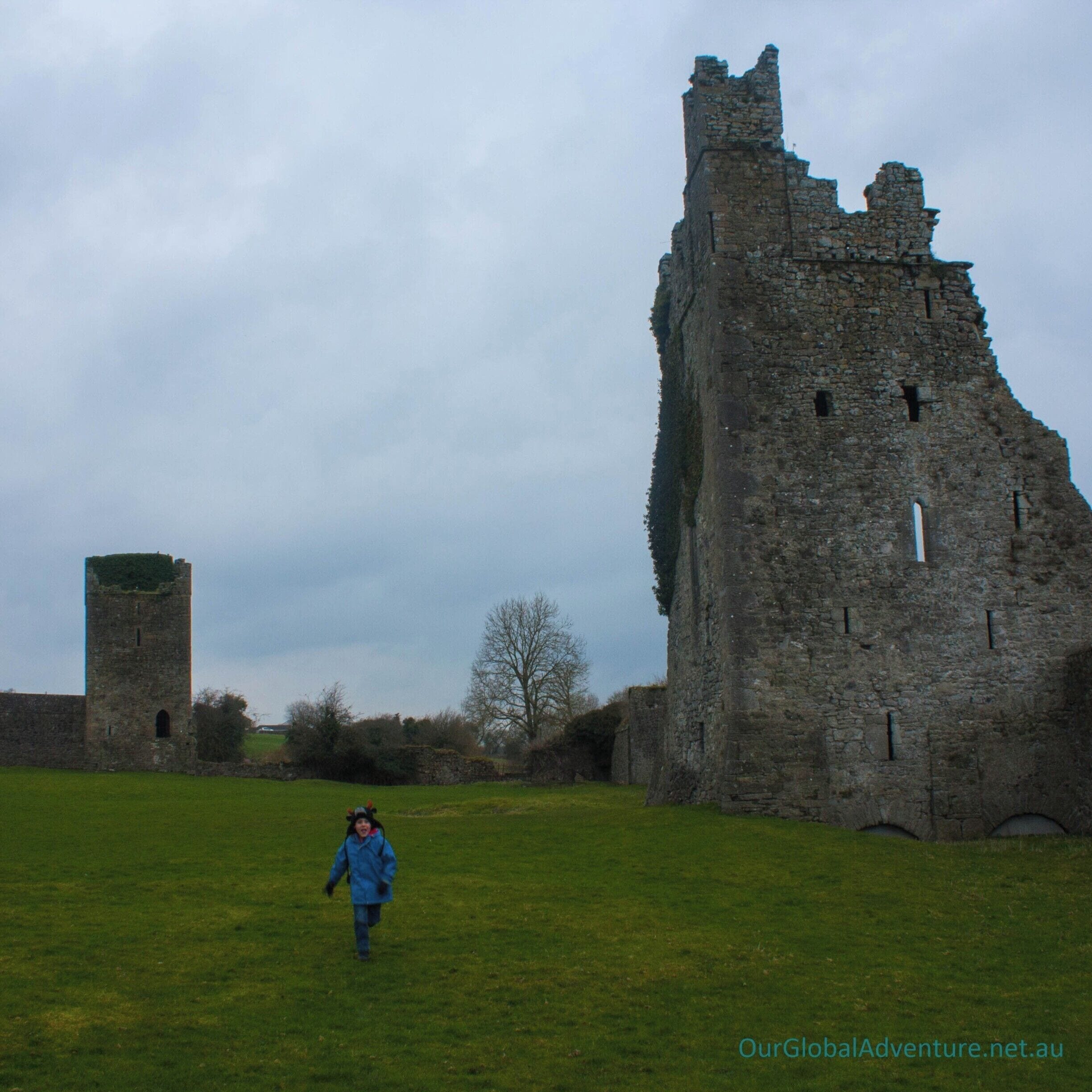 Kells Priory has the appearance more of a fortress than of a place of worship. 13 acres of 12th century ruins, perfect for exploring!