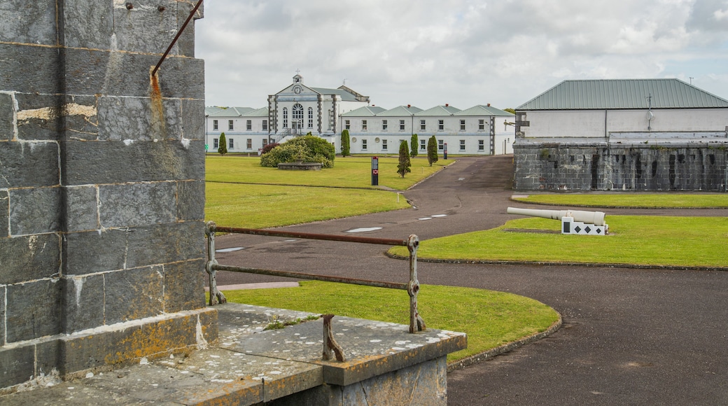 Spike Island which includes military items and heritage elements