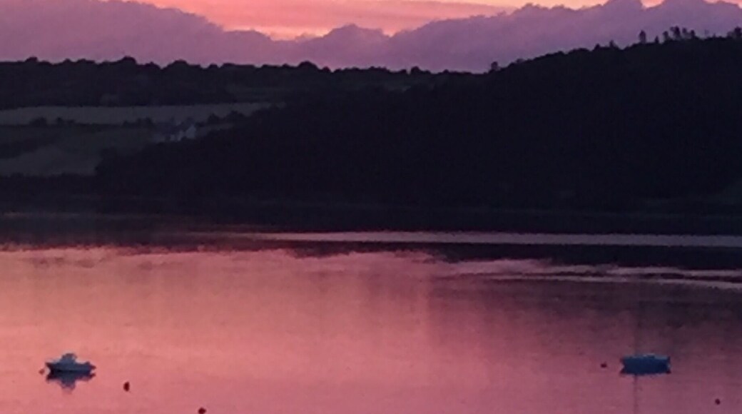 A beautiful sunset from my kitchen window..