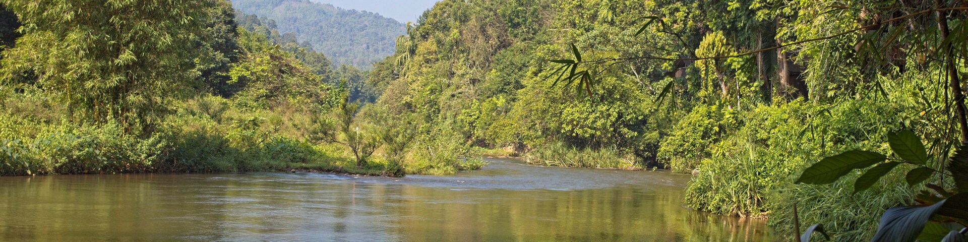 The Kelani River at Kitulgala, drains off the Horton Plains National Park, Sri Lanka.