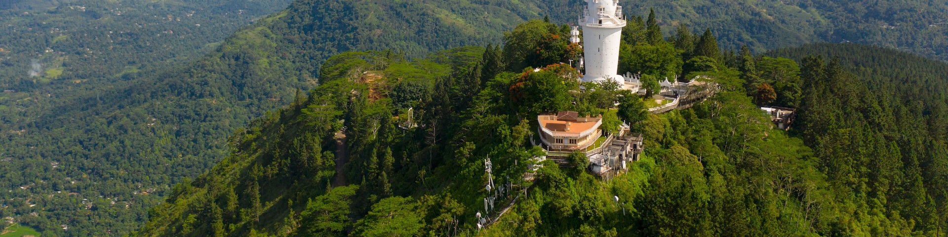 Ambuluwawa biodiversity complex, known as multi religion center. Gampola, Sri Lanka.