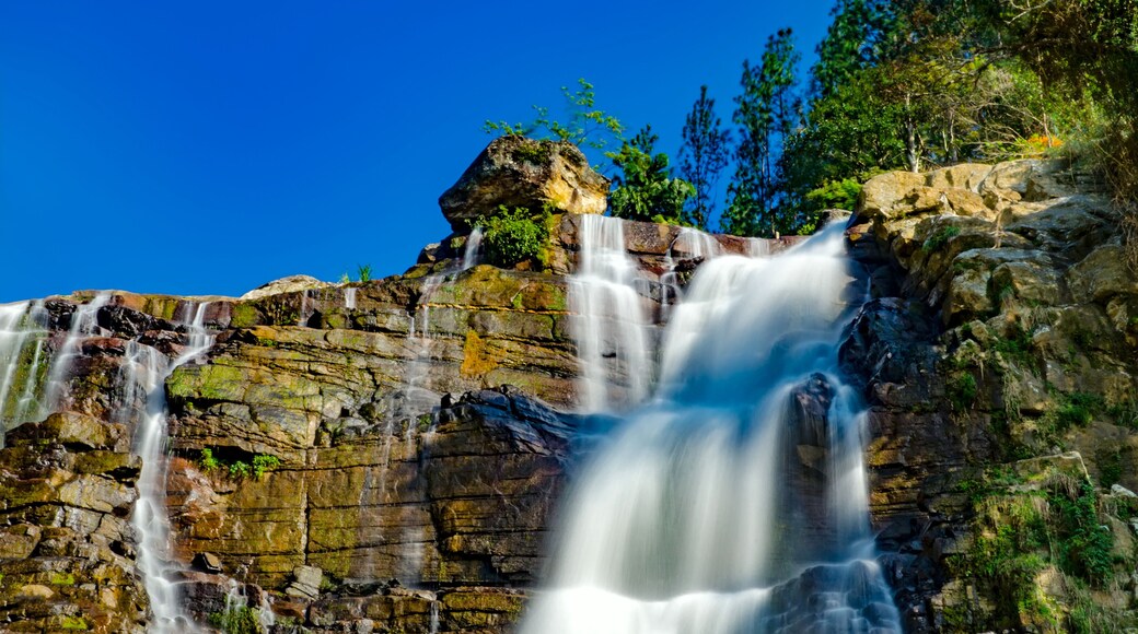 The famous Ramboda Falls in the area of Pussellawa, Sri Lanka (Ceylon)