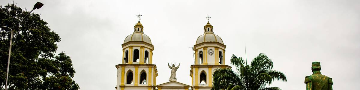 Cathedral in Chinacota, Norte de Santander, Colombia