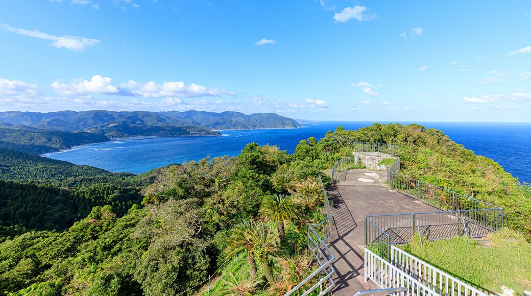 秋の都井岬灯台から見た景色 宮崎県串間市 Scenery seen from Toi Misaki lighthouse in autumn. Miyazaki prefecture Kushima city.