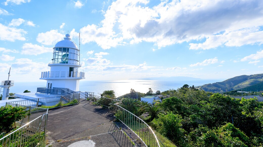 秋の都井岬灯台 宮崎県串間市 Toi Misaki lighthouse in autumn. Miyazaki prefecture Kushima city.
