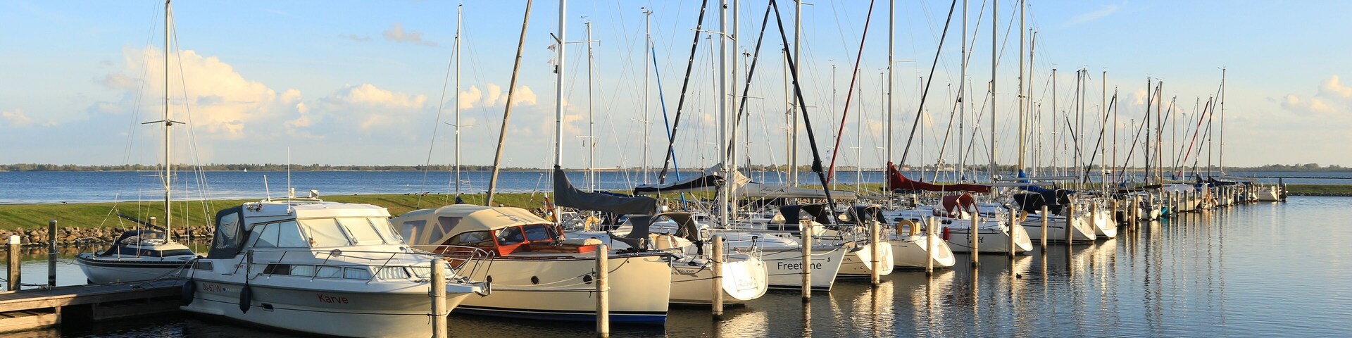 Jachthafen in Herkingen