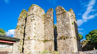 The castle ruins in Manorhamilton, erected in 1634 by Sir Frederick Hamilton - County Leitrim, Ireland