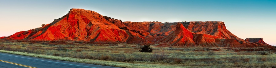The Gloss Mountains of Northwestern Oklahoma