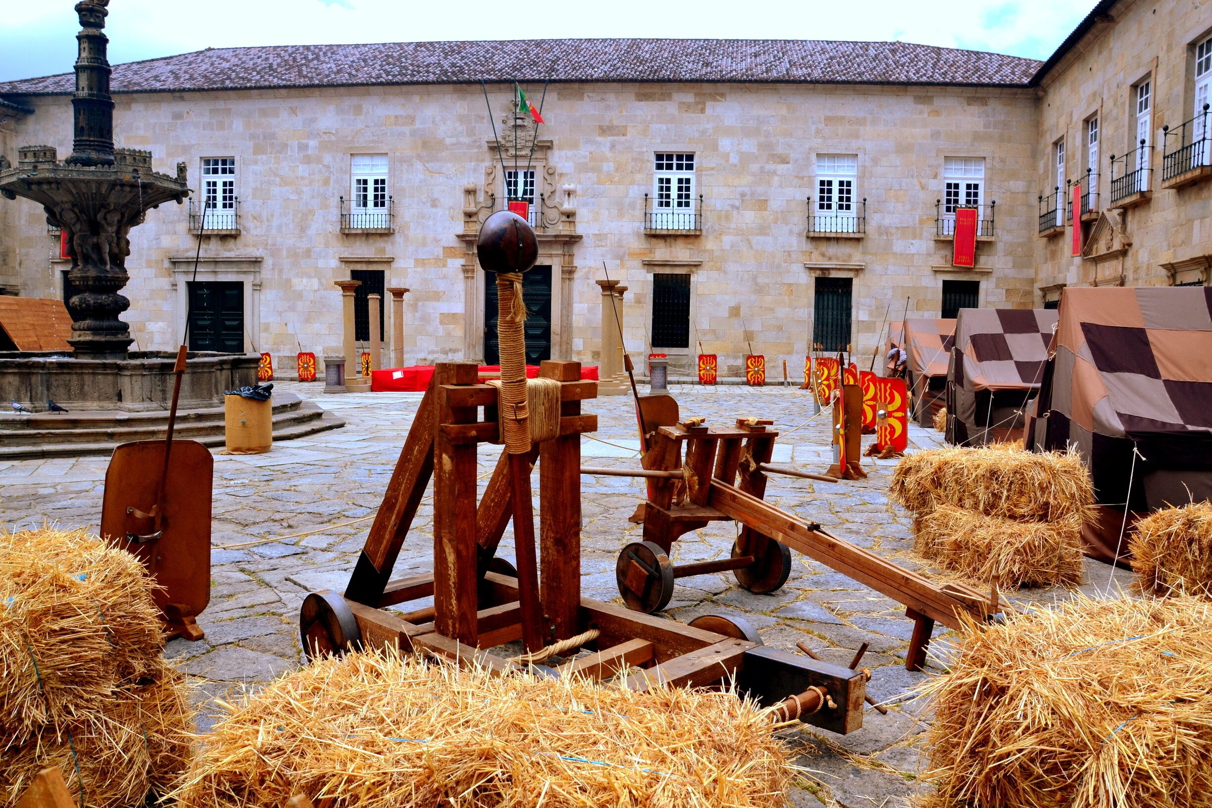 Romans market in Braga