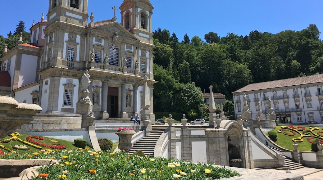 "Bom Jesus" church
at Sameiro, a small location on top of the hill close to Braga city, on the north of Portugal.
