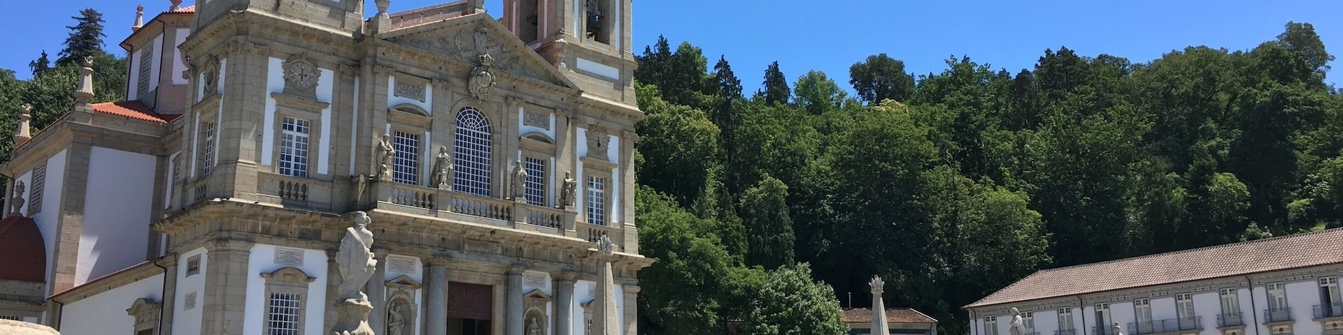 "Bom Jesus" church
at Sameiro, a small location on top of the hill close to Braga city, on the north of Portugal.