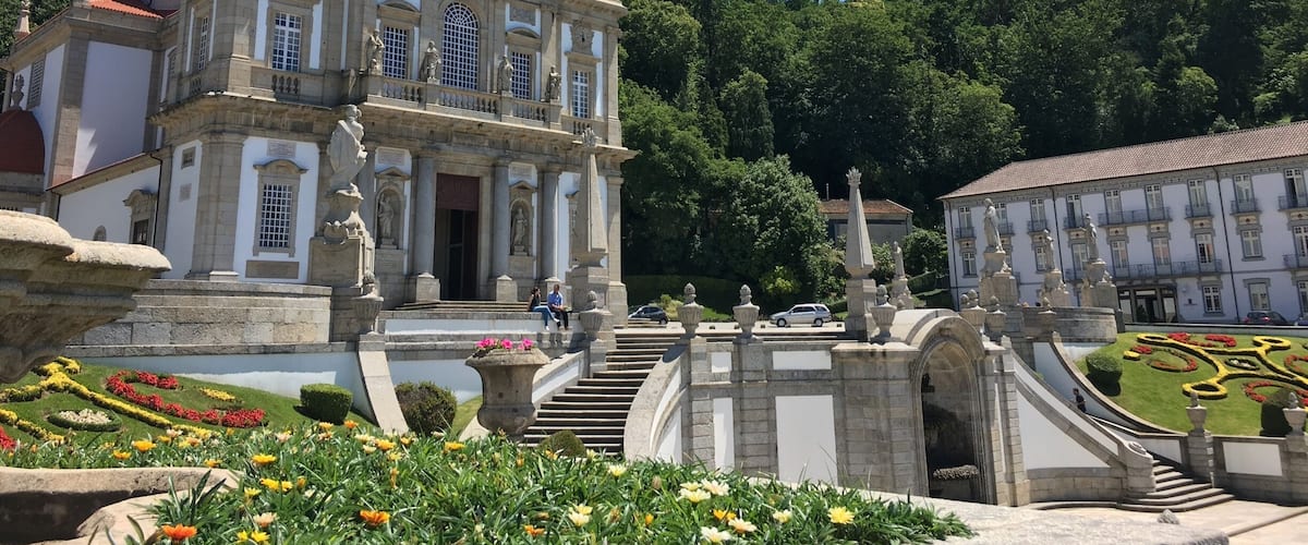 "Bom Jesus" church
at Sameiro, a small location on top of the hill close to Braga city, on the north of Portugal.