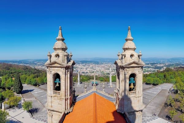 The views from the beautiful Sameiro Sanctuary in Braga #portugal