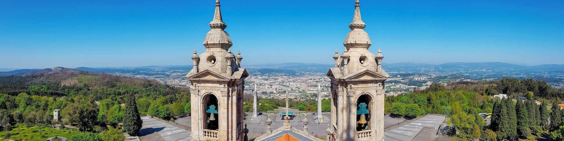 The views from the beautiful Sameiro Sanctuary in Braga #portugal