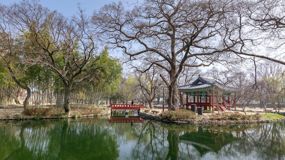 Gwanghallu Garden Located in Namwon, South Korea; Shutterstock ID 1054768001; purchase_order: SF 06557000; job: ; client: ; other: