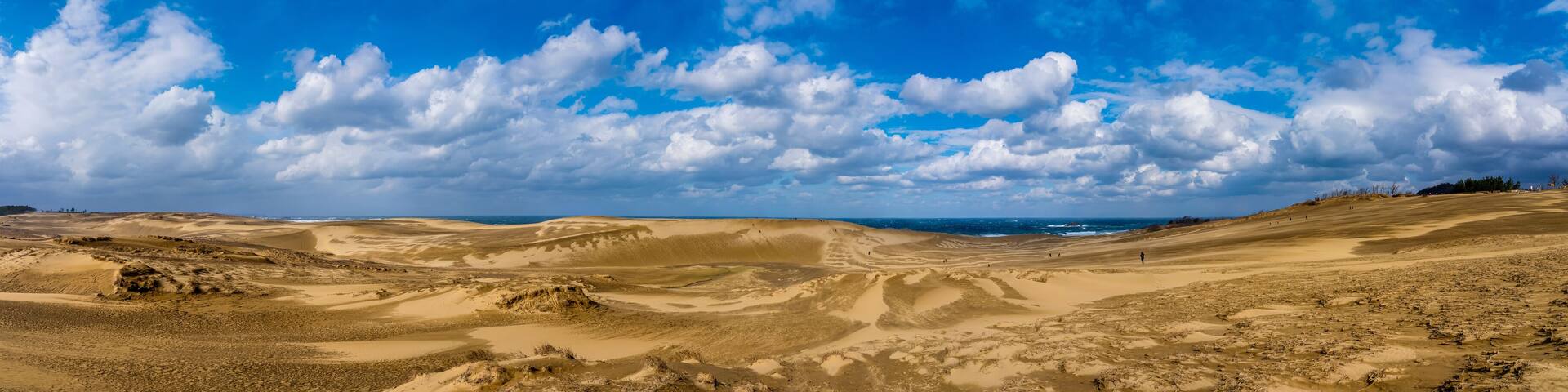 Tottori Sand Dunes (Tottori Sakyu). The largest sand dune in Japan, a part of the Sanin Kaigan National Park in Tottori Prefecture, Japan