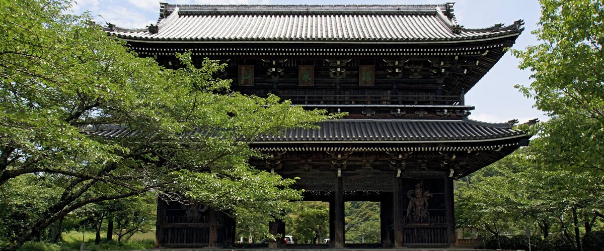 Daimon of Negoro-ji in Iwade, Wakayama prefecture, Japan