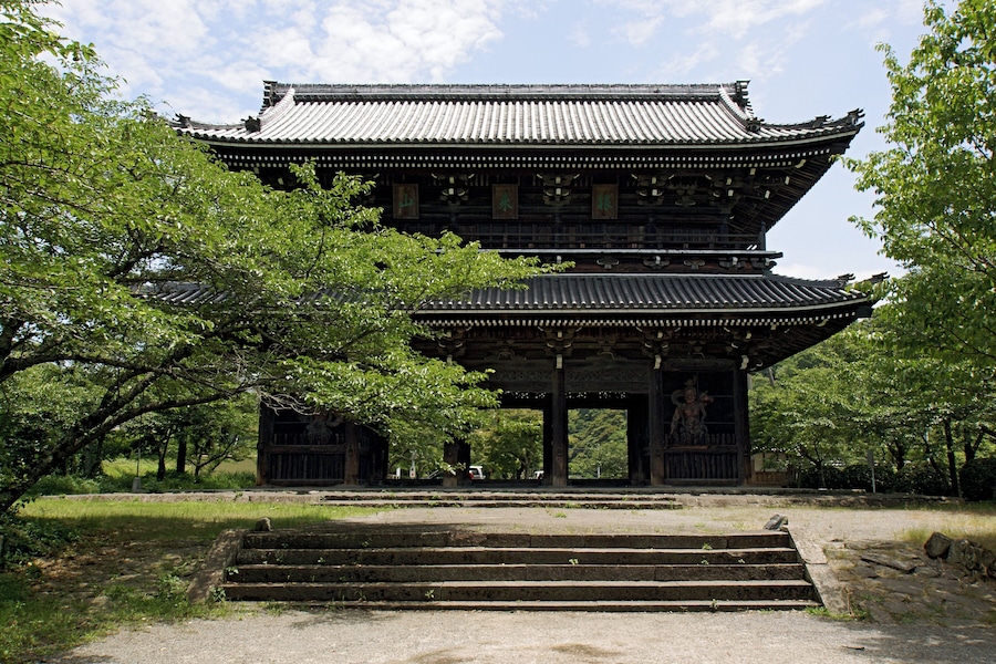 Daimon of Negoro-ji in Iwade, Wakayama prefecture, Japan