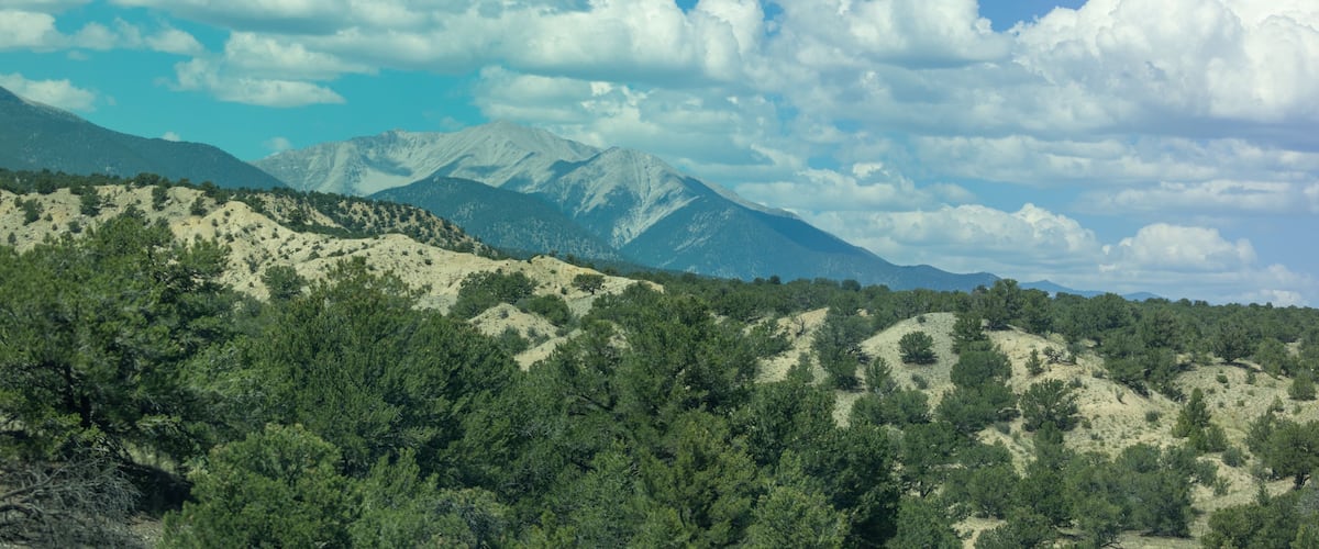 driving through southern colorado
