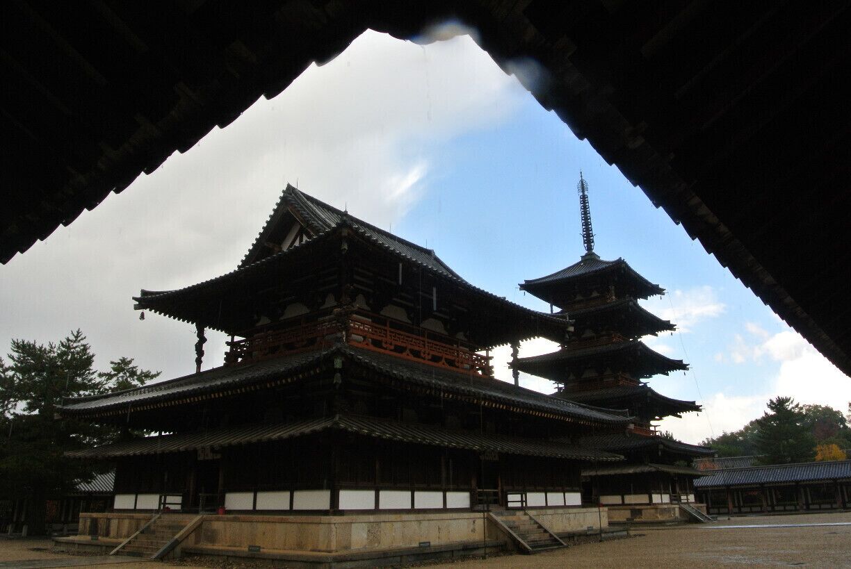Horyuji temple,Nara japan.