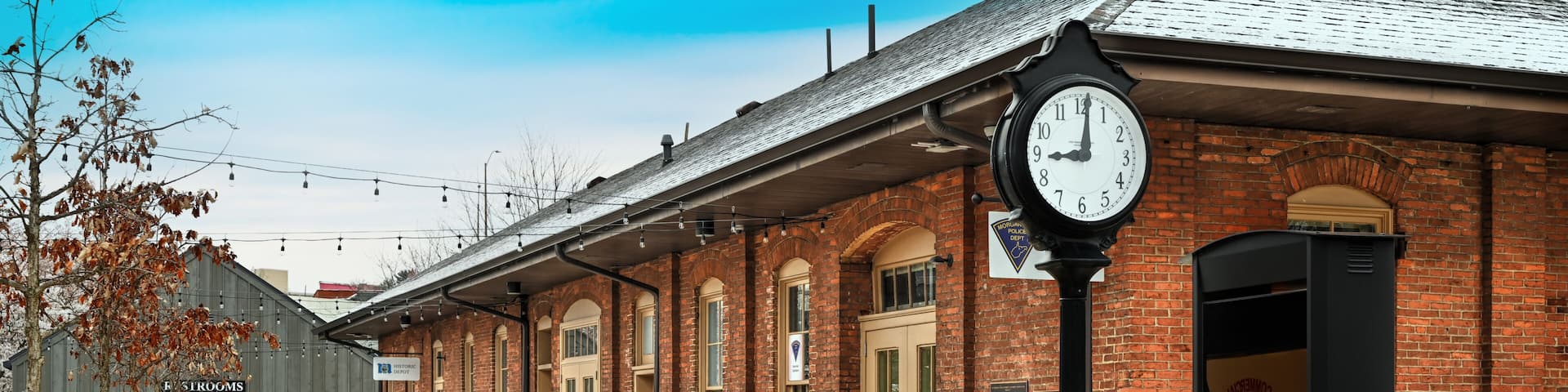 Old train station on the Rail Trail Morgantown
