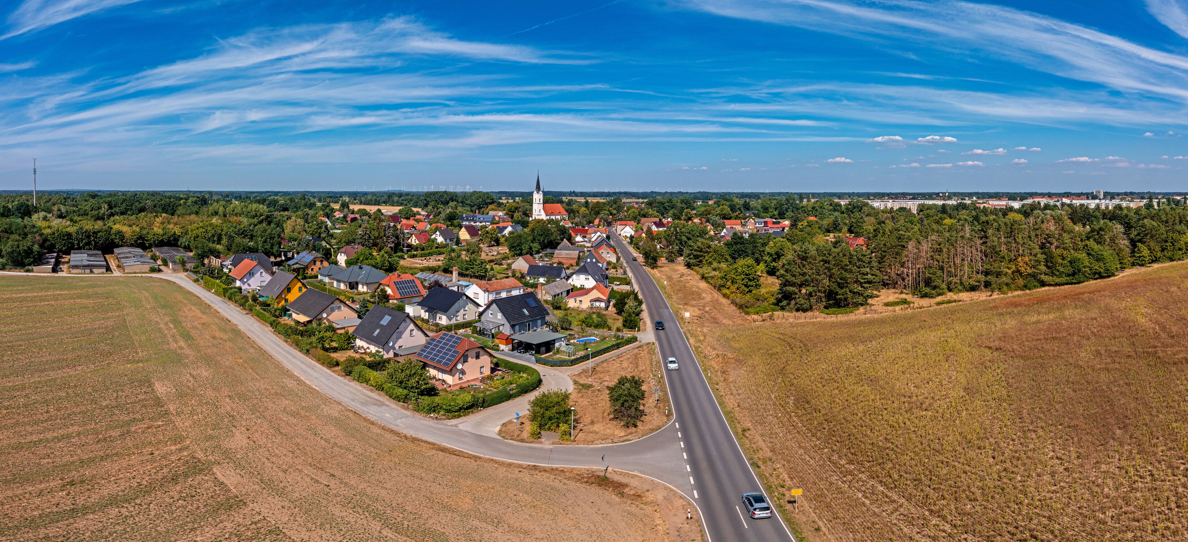 Blick auf Zerkwitz Lübbenau im Spreewald