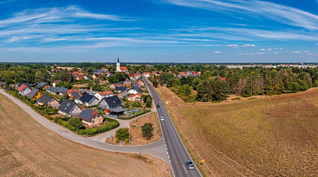 Blick auf Zerkwitz Lübbenau im Spreewald