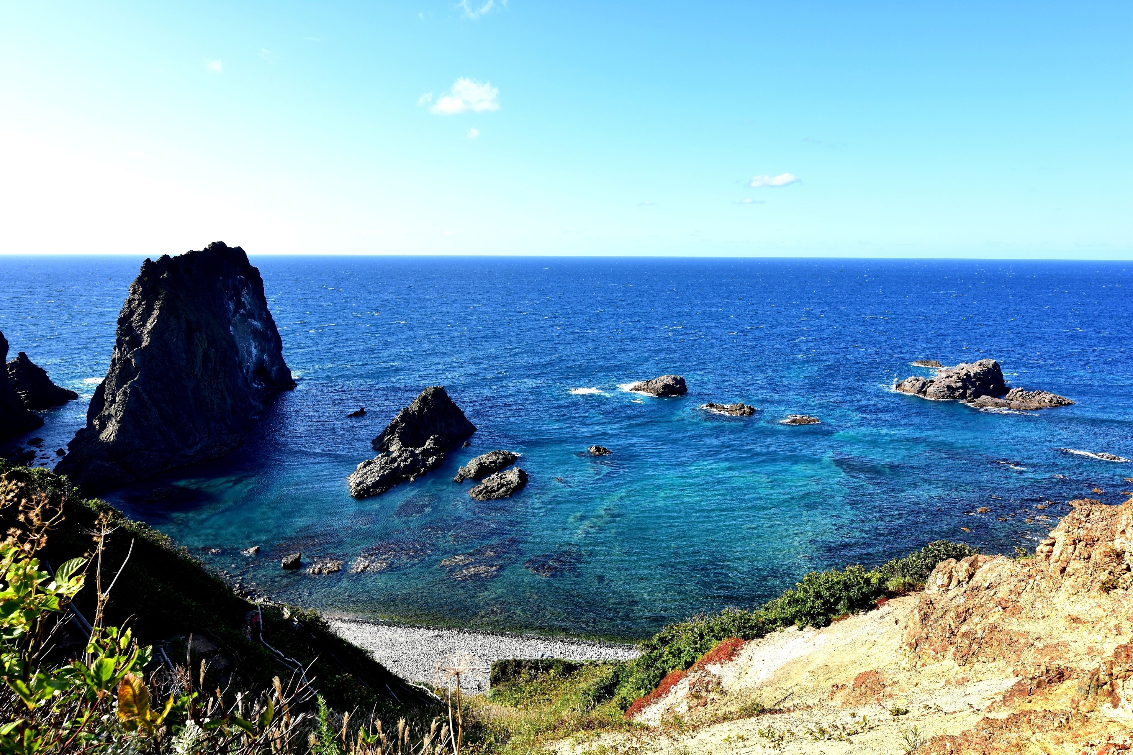 Shimamui Coast , Hokkaido , Japan
Here is One of Japan’s 100 Most Beautiful Beaches.