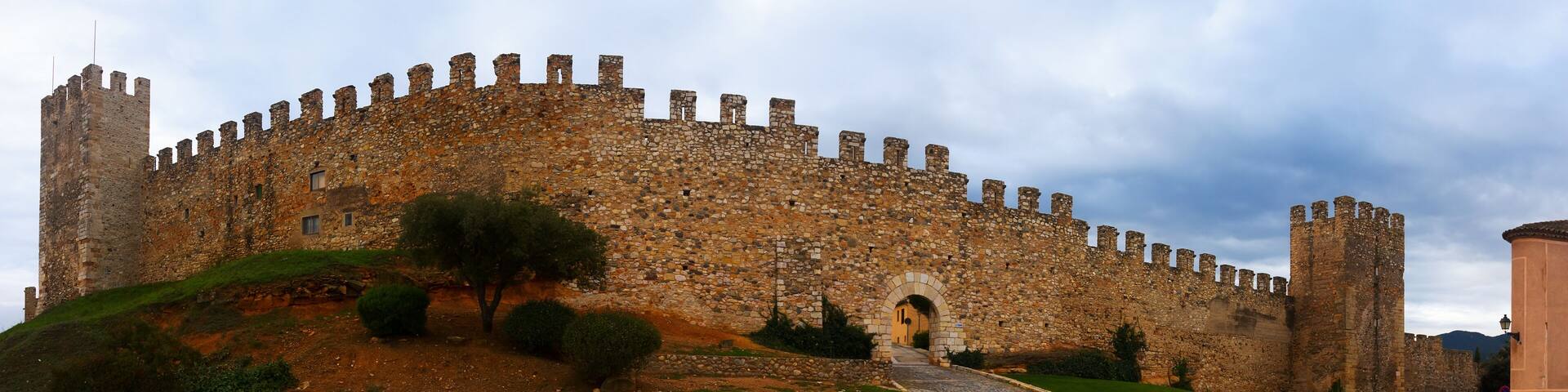 Stone walls of Monblanc