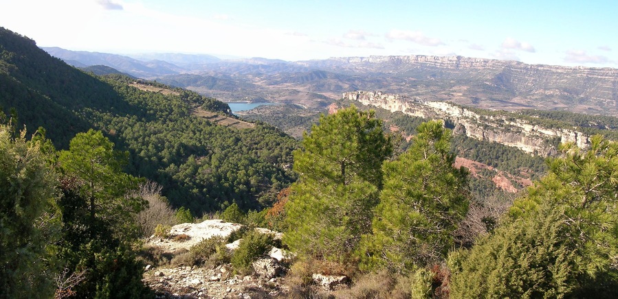 Blick von Gallicant nach Mas del Salin. View from Gallicant to Mas del Salin. Vista desde Gallicant hacia Mas del Salin.