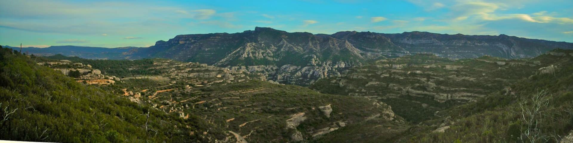 Priorat, des del Coll de la Creueta