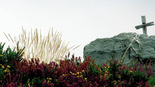 Viejo cruceiro cerca de Cambás (Aranga)