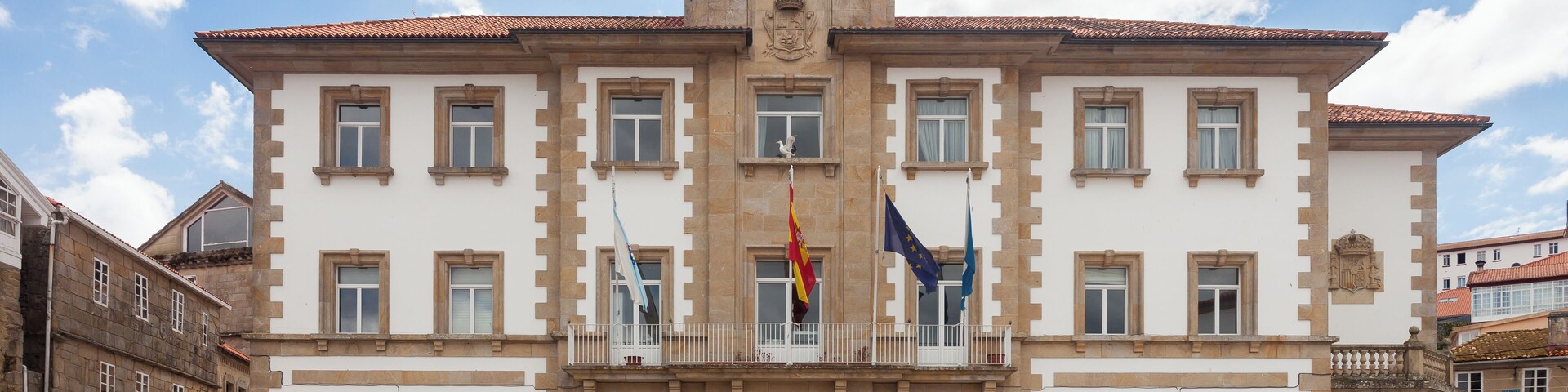 Town hall of Muros, Galicia (Spain).