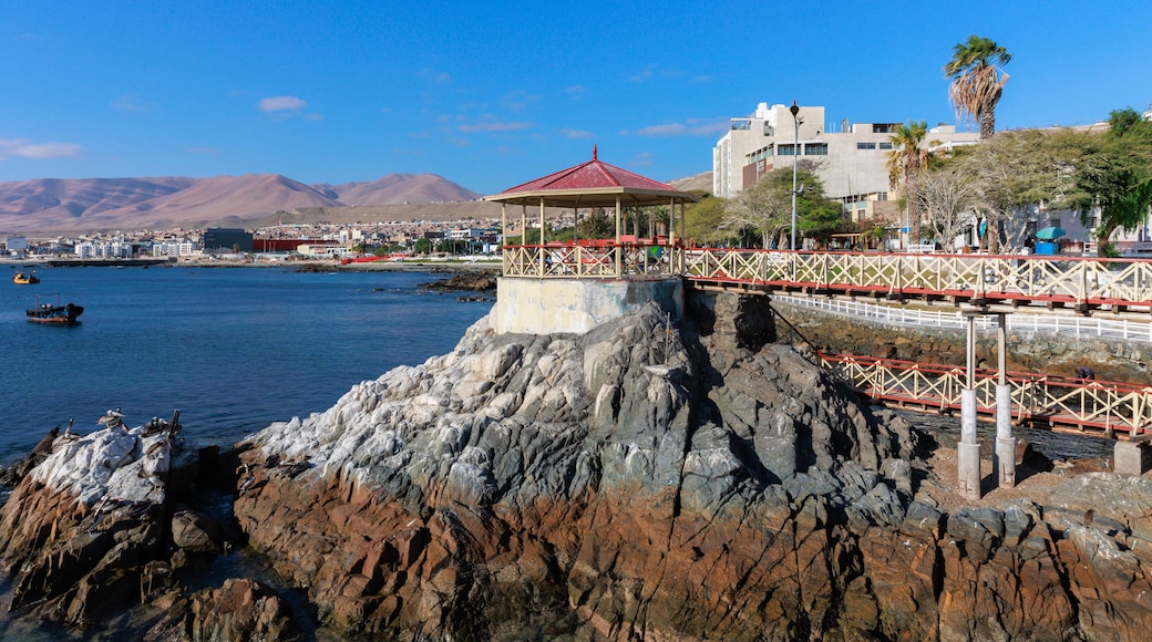 The José Galvez traffic circle, built in 1915. Port of Ilo in southern Peru.