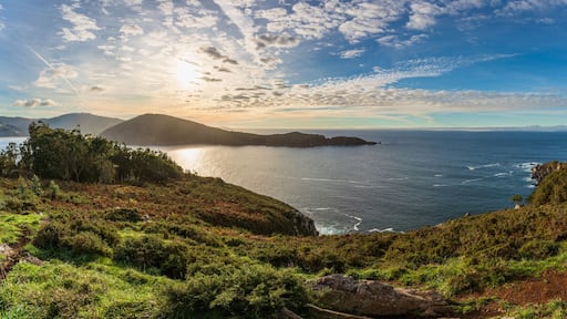 Panoramic view of Northern Atlantic coast in Cedeira, Galicia, Spain