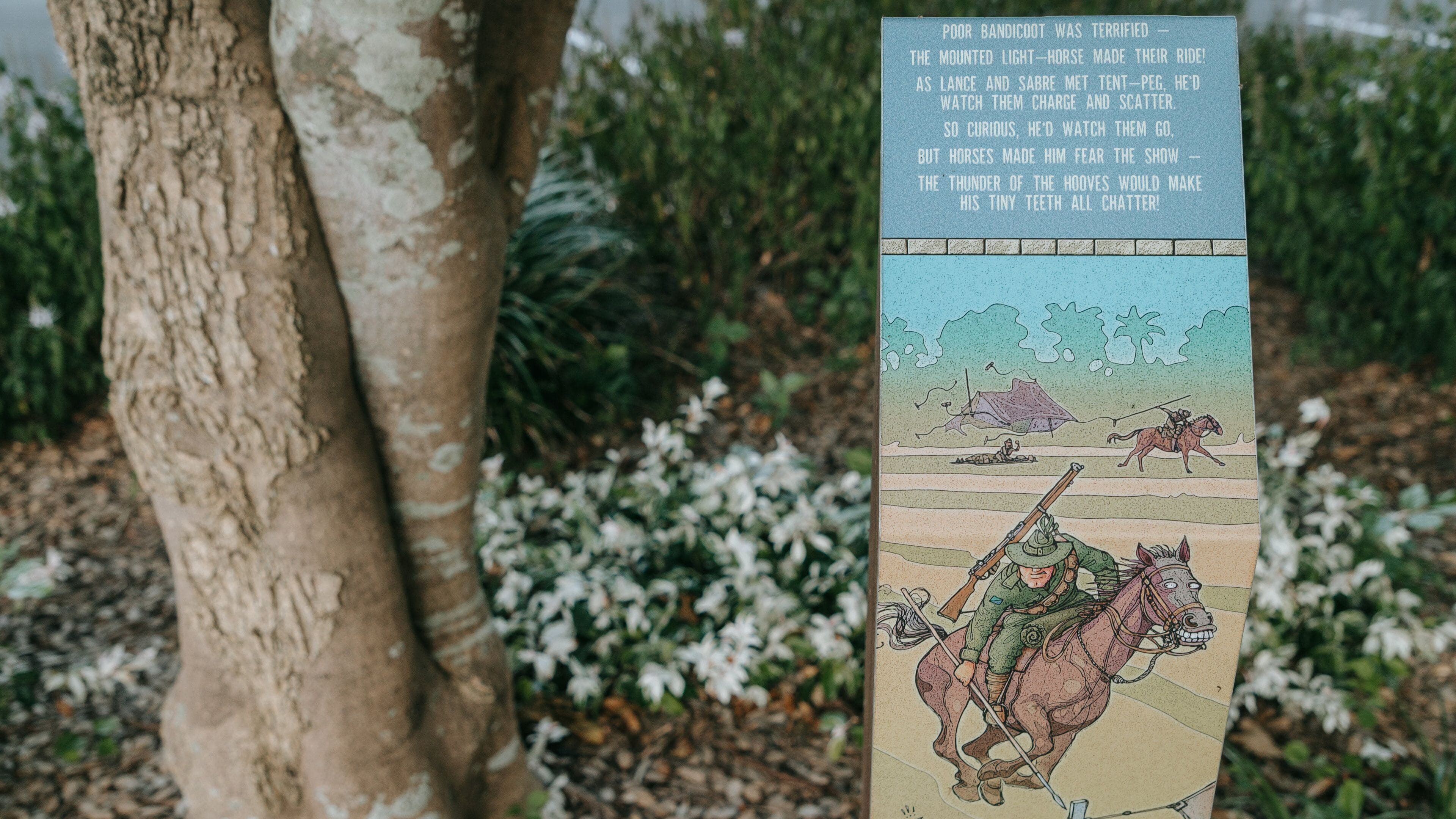 Woodford showing signage