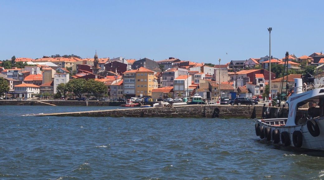 Overview of Rianxo, Galicia, Spain.