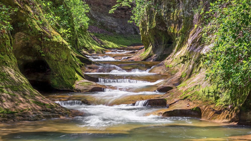 The Potholes at Fall Creek Gorge