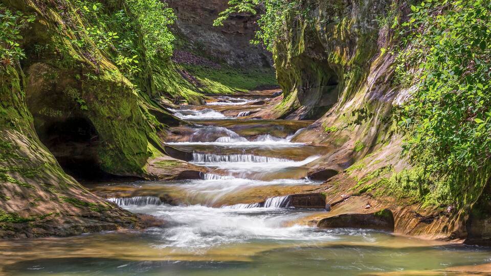 The Potholes at Fall Creek Gorge