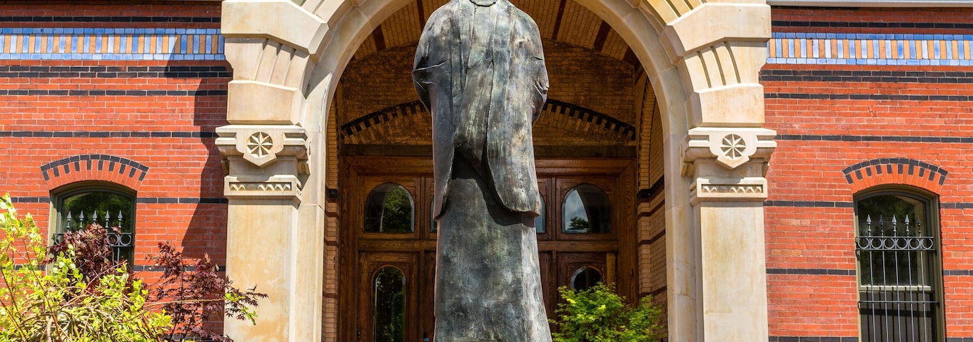Statue of Spencer Fullerton Baird at the Smithsonian museums in Washington, D.C.