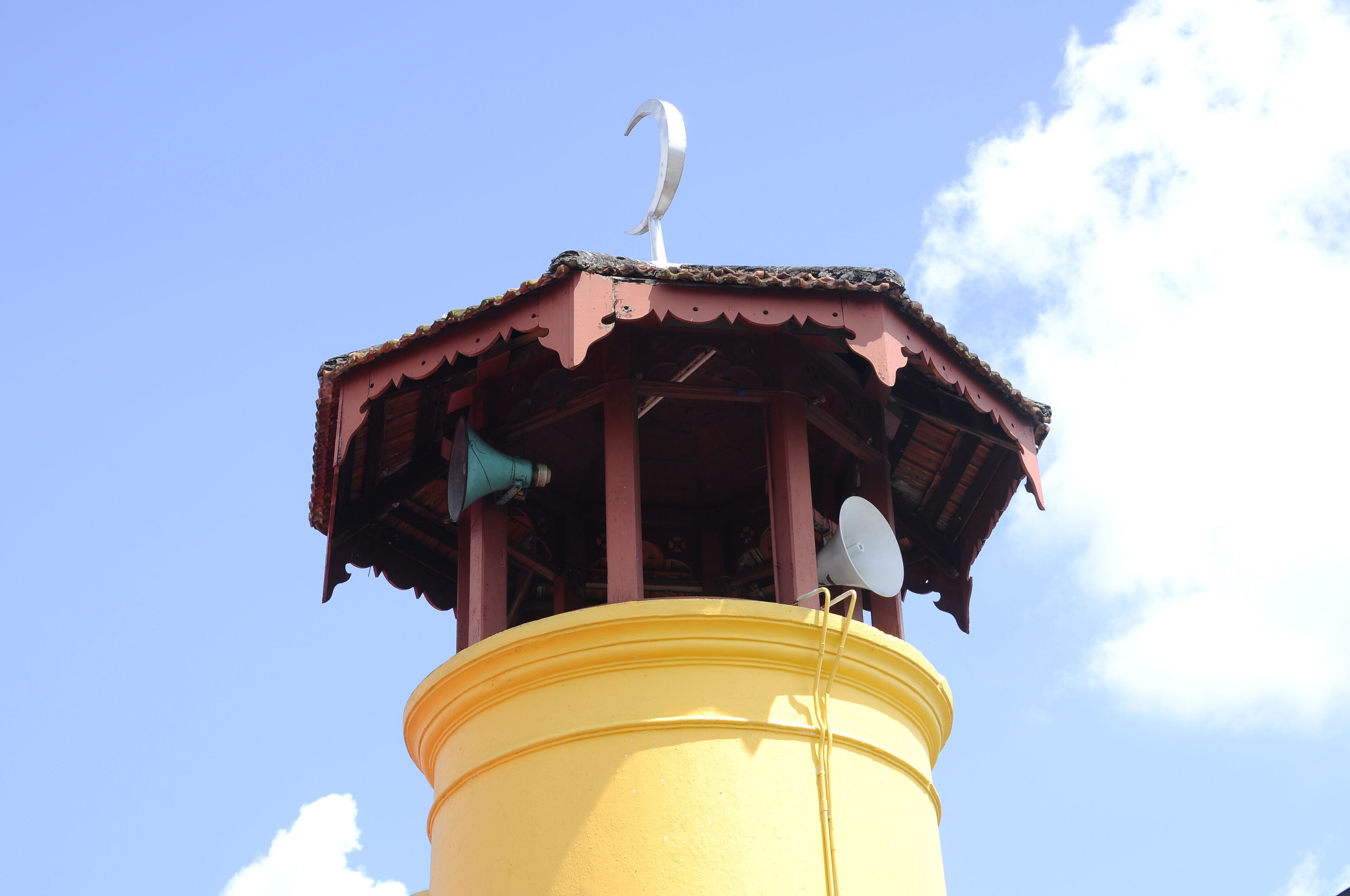 Minaret of Batak Rabit Mosque in Teluk Intan, Perak