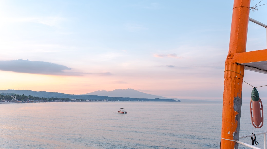 Boardwalk at Morong Beach, Bataan, Philippines.